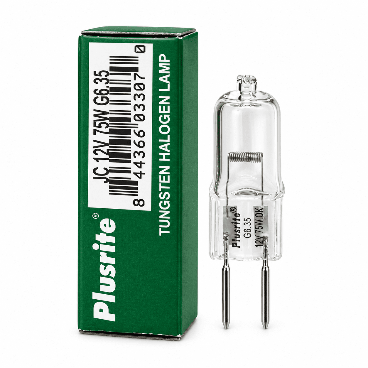 Bombilla Halógena Plusrite JC 12V. 75W.
